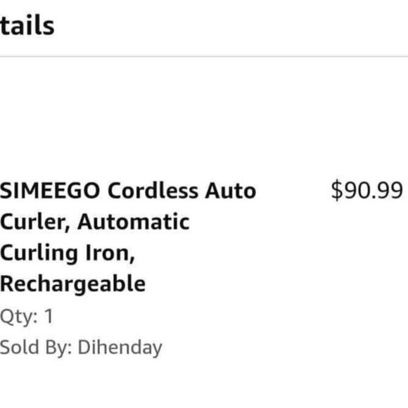 NEW Cordless automatic hair curler - Picture 7 of 8